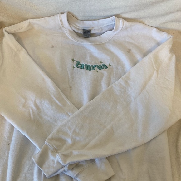 Embroidered Taurus Sweatshirt - Picture 2 of 3